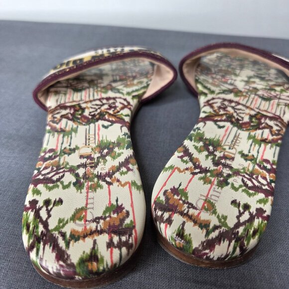Women's - Dior Dway Slide Sandals EU 35.5 Floral Tapestry w/ Official COA - Picture 4 of 12